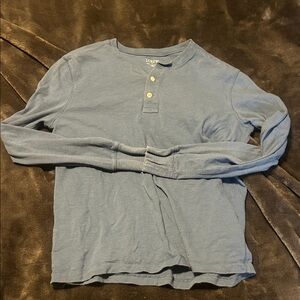 J. Crew Slate Blue Long Sleeve Henley